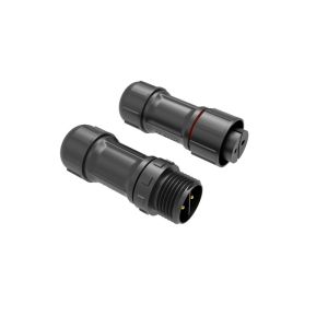 IP67 4 Pin Waterproof Connector 8A Threaded Butt Type M12 Circular Connector