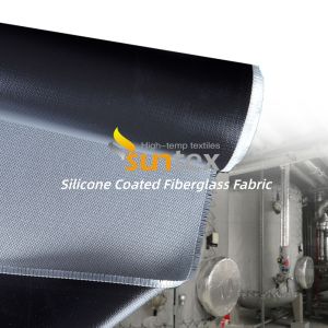 1100gsm High Temperature Silicone Coated Fiberglass Fabric for Removable