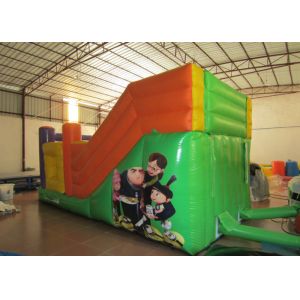 Long stripes inflatable combo inflatable minions themed combo cute minions