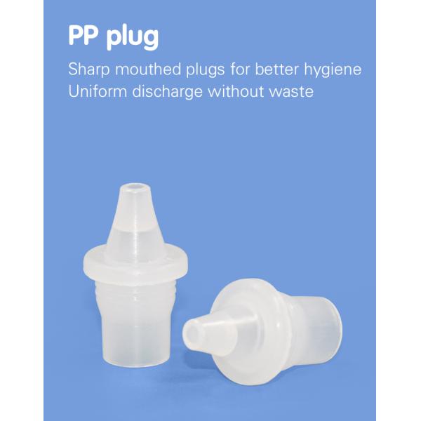 50ml Blue And White PE Sunscreen Bottle Skin Care Packaging UKL33F