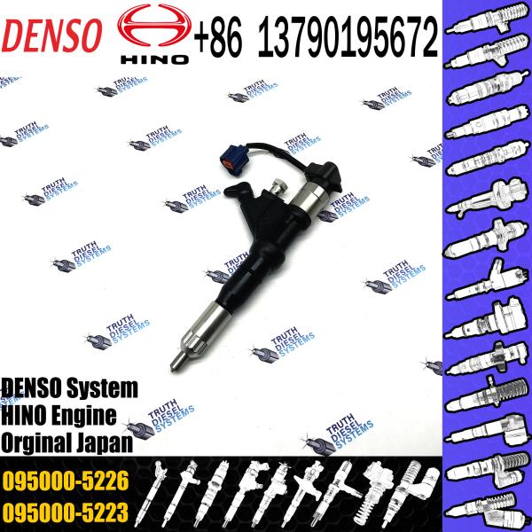 Fuel injector 095000-5226 095000-5220 095000-5221 23670-E0341For HINO TRUCK E13C/ HINO700