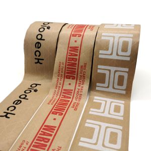 Single Sided Eco Friendly Brown Kraft Packing Tape