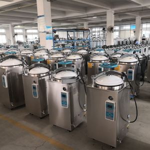 Vertical High Pressure Sterilizer Autoclave 35L In The Mushroom Cultivation