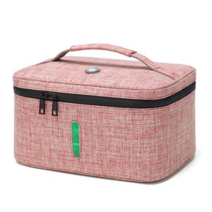 Waterproof Zipper UV Sterilization Travel Cosmetic Bags Non Toxic Residue