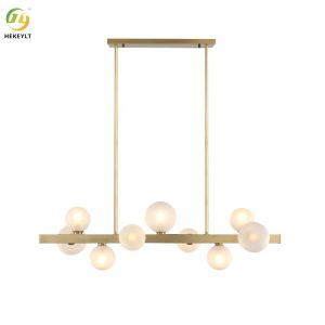Nordic Word Restaurant Chandelier Simple Modern Creative Cafe Bar Magic Bean