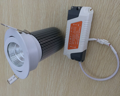 Buy energy saving COB led ceiling downlight with dimmable led driver at wholesale prices