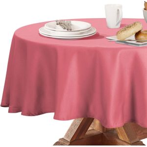 PEVA Plastic Disposable Table Linens , Disposable Round Christmas Tablecloths