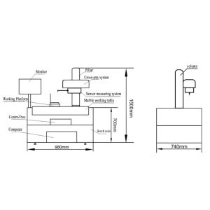 Precision ABS Profilometer Surface Roughness Tester Customization