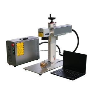 Rotary 20W 30W 50W Mini Portable Laser Marking Machine