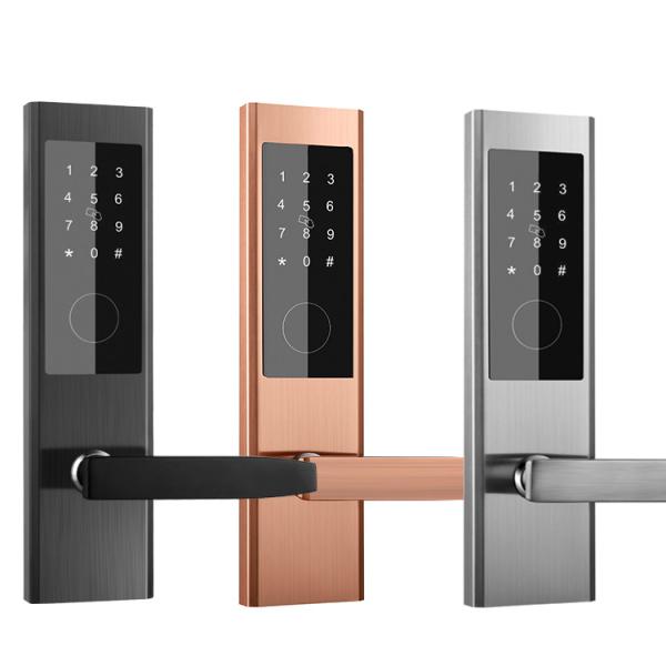 Buy Verrouillage Bluetooth Electronic Intelligent Front Door Lock Ss304 Black at wholesale prices