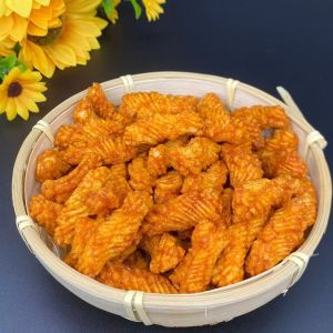 Spicy Flavor Fried Rice Cracker Snacks for All Age
