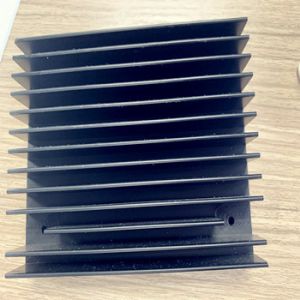 China 6063 T6 Extruded Aluminum Enclosures Heatsink Black Anodizing CNC Machining on sale