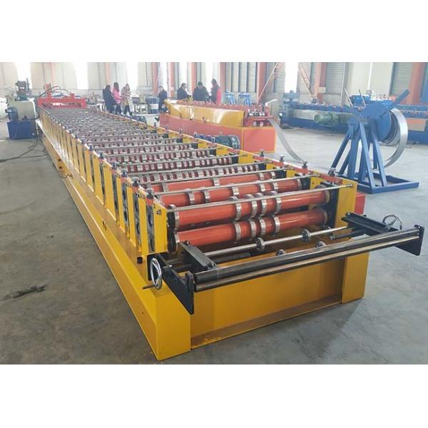 Steel Panel Floor Deck Roll Forming Machine Hydraulic Pressure 10-12MPa