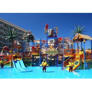 Interactive Water Aqua Park Play Slide