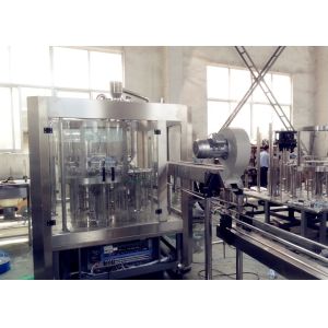 Automatic Bottle Carbonated Drink Filling Machine Electric Driven Plastic Screw