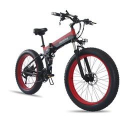 Integrated Battery Fat Tire Folding Electric Bike 6061 Alu Frame