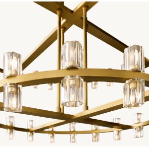 Arcachon LED Round Two Tier Chandelier 60''