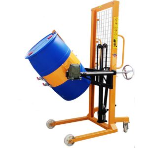 Manual 1.5kwh 400KG Hydraulic Forklift Drum Tilter Equipment