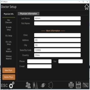 B Ultrasonic Scanner Machine Electromagnetic Vitreous Body Disease Examination