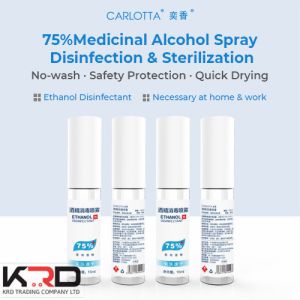Hand Sanitizer Medicinal Alcohol 75% spray Disinfection With Against Germs