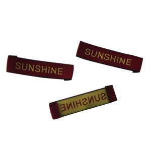 Attractive Crochet Clothing Woven Labels With Soft Hand feeling