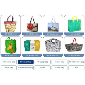 Customized PP Woven Packing Bags eco friendly recycle reusable pp woven shopping