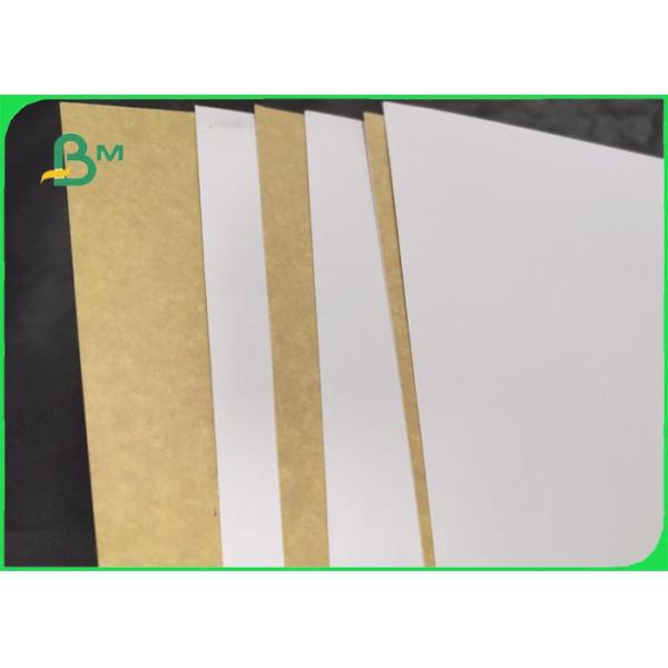  FDA 170g 250g One Side White Coated Duplex Board With Kraft Back 748 * 528mm