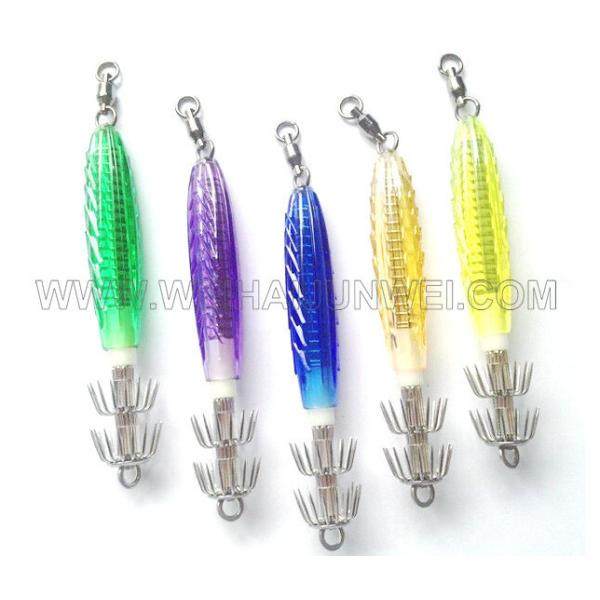 Buy New design squid jig fishing lure JWSQDJGHK-02 at wholesale prices