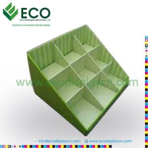 Quality Cardboard Counter Top POP Display With Divider for sale