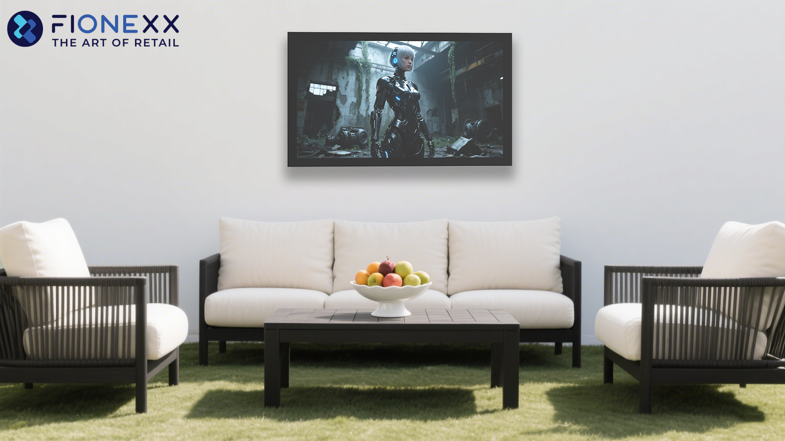 HDMI Wireless Outdoor TV IP65 2500nits 4k 60 Hz Refresh Rate In Stock