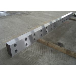 Crop Metal Steel Shear Blades 52 HRC Cold Rolling For Pickling Line Workshop