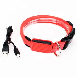 C906 Wholesale Custom Waterproof Adjustable Reflective Nylon Led Usb Rechargeabl