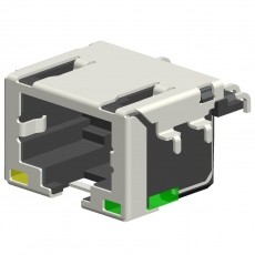 Quality RJ45 Modular Jack,Shielded, THT,Reflow Soldering for sale