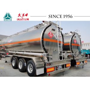 Quality 3 Axle 40CBM Aluminum Alloy Fuel Transfer Tank Trailer for sale