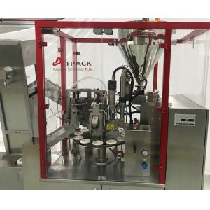 Touch Screen 60pcs/Min 253mm Aluminum Tube Filling Machine