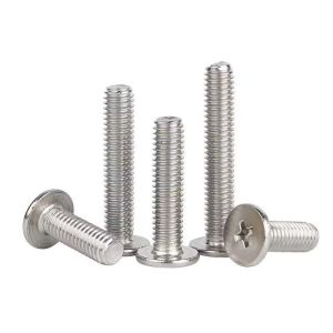 Cross Recessed Large Flat Round Head CM Screws