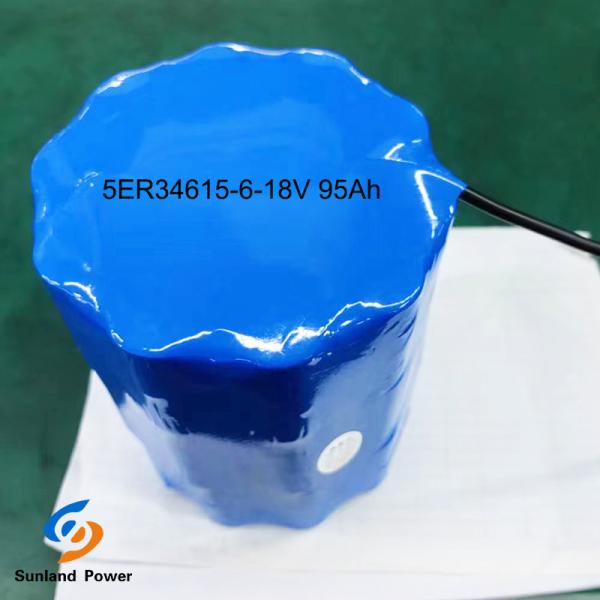 Buy LiSOCl2 Battery Primary Battery ER34615 5S6P 18V 95Ah With Ambient Temperature Range -55℃ To 85℃ at wholesale prices