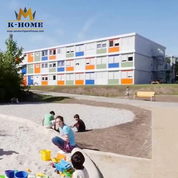 Buy Students Container School Dormitory Modular Portable Accommodation at wholesale prices