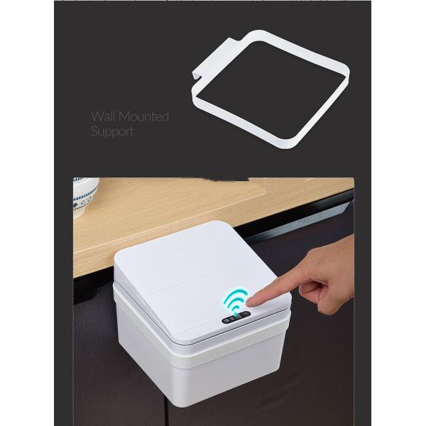 Household Smart Touchless Motion Sensor Trash Can Public Area Intelligent Garbage Bin Self Sealing Bin