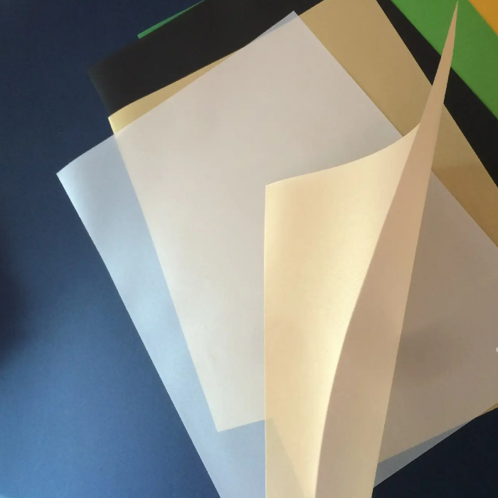 Custom OEM Glassine Paper Bags Semi-Transparent Gravure Printing Biodegradable