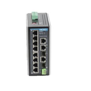 2 1000M Combo 8 10/100M RJ45 Din Rail Ethernet Switch 10 Ports