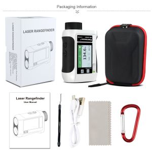 6.5X Magnification Golf Sport Laser Range Finder with Upgraded LCD Screen and