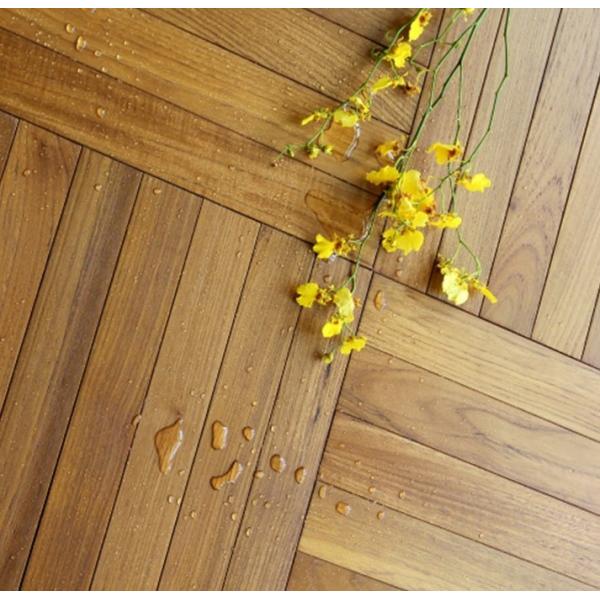 Buy Strong water resistant solid burma teak wood flooring at wholesale prices