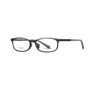 Oval Flexible Parim Eyeglasses Frames Antiskid With Silicone Temple