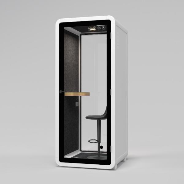 Buy Portable Acoustic Meeting Pods White With Aluminum Frame Material at wholesale prices