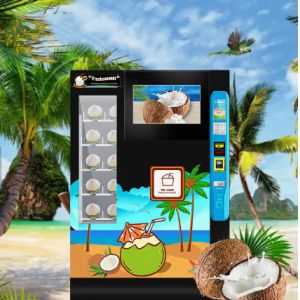Fresh Coconut Automatic Food Vending Machine Multifunctional Smart Touch Screen
