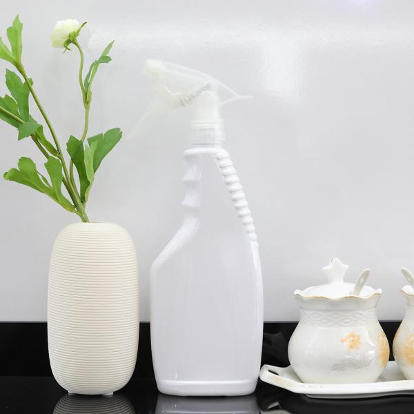 Clear Plastic Trigger Sprayer Bottle with Screen Printed Cosmetic Packaging