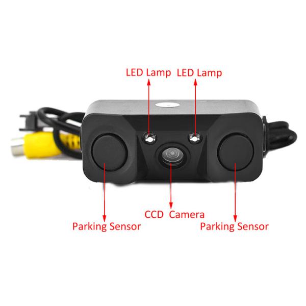 Camera Parking Reversing Radar Sensor Rear View Backup Night Vision CCD Camera