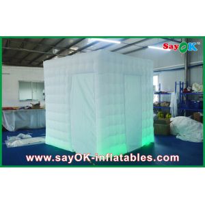 Party Photo Booth Foldable Inflatable Photobooth Kiosk Built-In Blower Fireproof