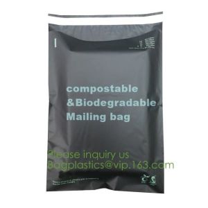 custom printed compostable biodegradable eco friendly plastic shipping packaging